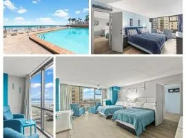 Oceanside Pair-A-Dise - Double Room, Heated Pool & Beach Access, Free Parking