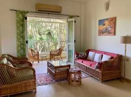 2 bedroom apartment with forest view, pool and gym in North Goa