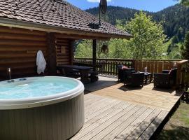 LE GRAND CERF Chalet en rondins avec SPA Jacuzzi, Hotel in La Bresse