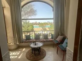 chalet in nubian villas , behind Rihanna hotel