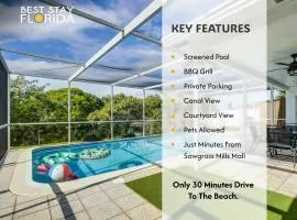 Sunrise Family Oasis Pool Lake Canal Views