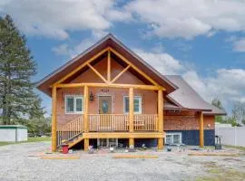 Deck with Hot Tub Ashton Cozy Cub Cabin