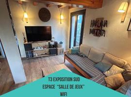 Maison cosy, garage, jardin, terrasse vue montagne, hotel v destinaci Font Romeu Odeillo Via