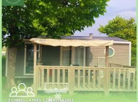 H147-Mobilhome cosy 2 chambres 4 personnes camping 5 étoiles