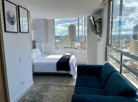 Apartaestudio vista mágica al corazón de Bogotá