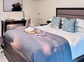 Charming Queen Bedroom with Bathroom Vancouver West