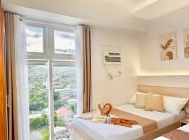 Tranquil Mountain View in Cebu City Studio unit for 1 to 4 pax with High speed WiFi Free Pool and Netflix, golfový hotel v destinaci Cebu City