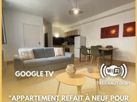 Appartement Le Terracotta - centre ville Ardres - fibre - 2 lits et lit bébé, hotel v destinaci Ardres