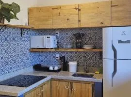Loft Santorini no centro com Café da manhã