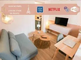 Appart' Hôtel Pink Cosy 5min RER Proche Paris