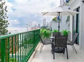 Guayaquil, Apartamentos en Barrio Las Peñas, LA ROSA DEL RIO Exclusividad, Hermosa Vista, Descanso y Turismo