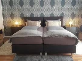 Einführungspreis Gemütliche Auszeit - Designwohnung - 4 Sterne Hotelboxspringbetten - Küche - Familie - Erdgeschoss