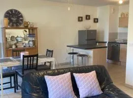 Appartement T3 63 m2 rez-de-chaussée, residence Schweitzer 2 chambres garage et jardin