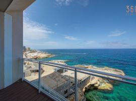 1BR on the Sliema Tigne waterfront with Terrace by 360 Estates、スリーマのホテル