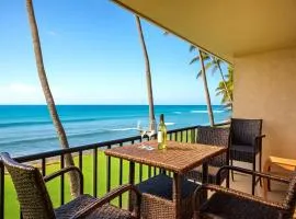 KBM Resorts FREE CAR Papakea Oceanfront 1-Bedroom Corner Unit with King bed and Unobstructed views PKA-201