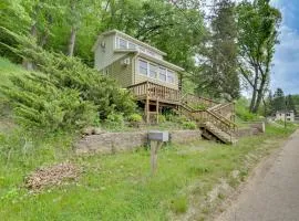 Walk to Wyalusing Beach Cabin with River View!