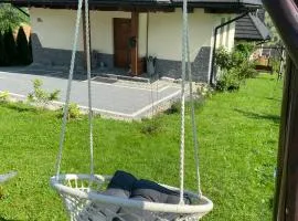 Domki z widokiem na Tatry