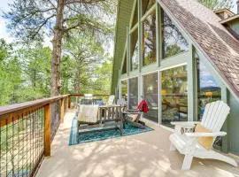 Flagstaff A-Frame Cabin with Deck and Lovely Views!