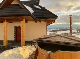 Domki z widokiem na Tatry