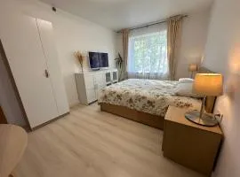 Apartamentai šalia baseino