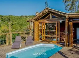 Bela casa rústica c/ piscina em Garopaba EGF000