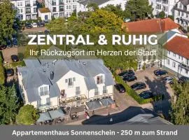 Appartementhaus Sonnenschein - 250m zum Strand im Zentrum von Binz