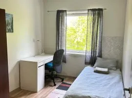 Single-bed rooms in Central located apartment in Trondheim