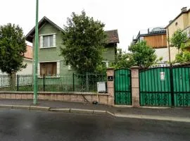 Retro Green Cottage with a Barkyard - Pet Friendly