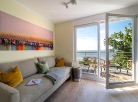 Apt MehrMeer DG mit Sauna Pool Fitness，位于萨斯尼茨的酒店