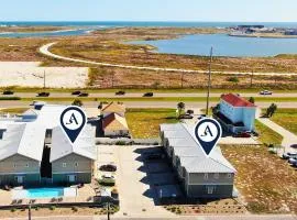 Sleeps 19 2 Homes w Pool FoosballShuffleboard Mins to the Beach Shops
