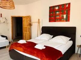 AMAO Brown - City Center - 85 m2 - King-Size Bed - Private Parking - Storchenturm - bis 10 Pers 2Whg