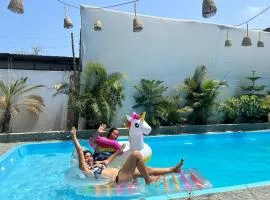 Casa Greemat 5Habs AC piscina a pasos del mar