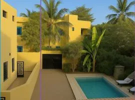 Seaside Duplex 2-3 mins walk from the pristine Saly beach!