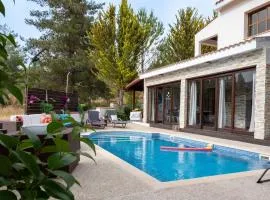 Peaceful 3BR Mountain Villa, Private Pool, BBQ, Nature Escape in Laneia