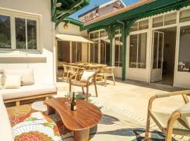 Design, coeur d'Arcachon et plage à pied