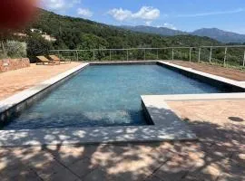 T2 dans villa avec piscine