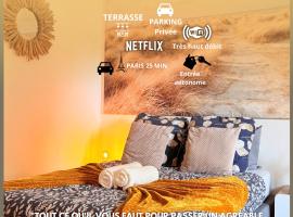 LES DUNES Studio Ideal couple,solo,famille&pro, hotel in Vitry-sur-Seine