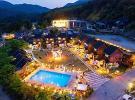 Gapyeong Haru Dog Pension, hotel en Oebang-ni