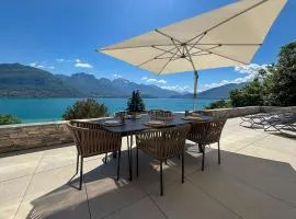 Appartement à 100mètres du lac avec terrasse privée - Vue panoramique sur le lac
