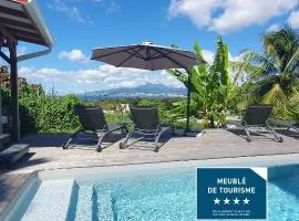 Villa KANOA - T2- classé 4 étoiles - Vue Mer - Piscine - SPA