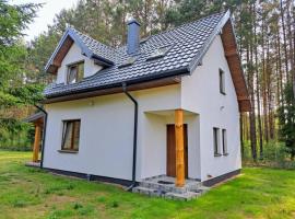 Luksusowy dom w sosnowym lesie, hotel in Płaska