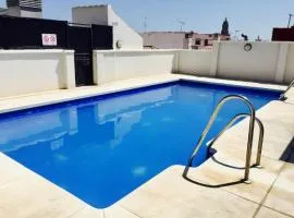 CT 377 - Faro's Malaga Citycenter - Refino Apartment - Rooftop Pool