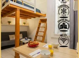 Studio GIGI 50 m mer climatisation plein centre