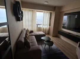 An apartment with an ocean view