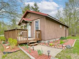 Cozy Onaway Vacation Rental with Deck and Fire Pit!