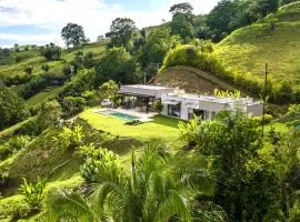 Modern Villa Surrounded by Nature with Pool and Stunning View