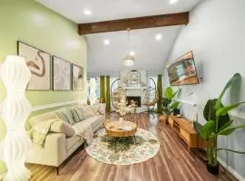 Enjoy Games at Designer 3BR w Fenced Backyard