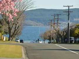 Happiness is Huia a block from the lake