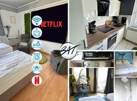 Ferienapartment Saarbrücken Zentrumsnah mit Luxus-Heimkino, Grill, Balkon & Miele Küche