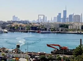 Wow Amazing BurjKhalifa,Sea&Sunset View,Male Hostel, Near Metro, Airport, Mall & Golf